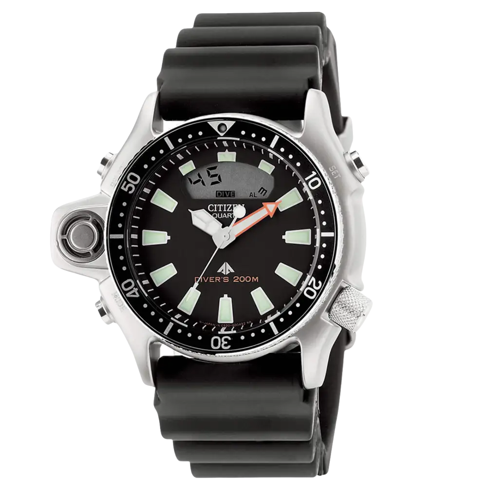 Orologi Citizen: Offerta Speciale, orologio da immersione Citizen Quartz con cinturino in gomma nero