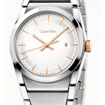 orologio calvin klein donna acciaio quadrante bianco STEP K6K33B46|bonini-gioielli