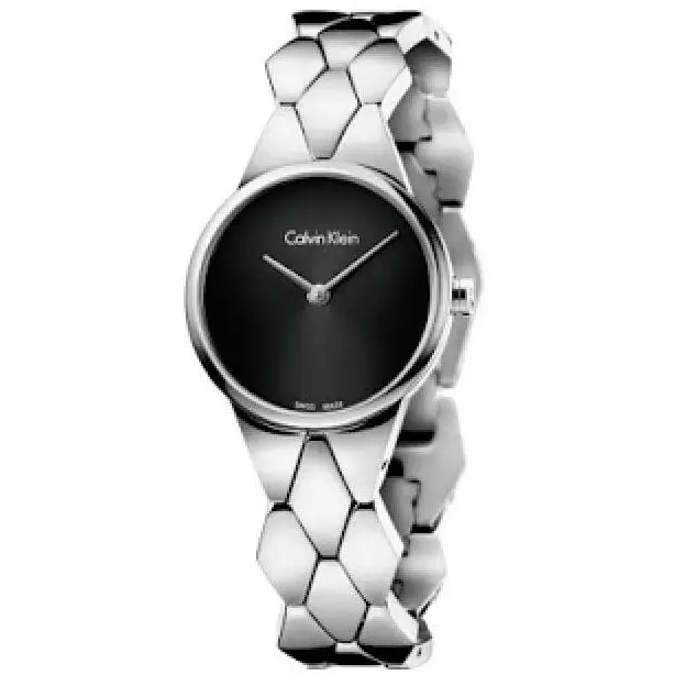 orologio calvin klein donna bracciale acciaio semirigido SNAKE K6E23141|bonini-gioielli
