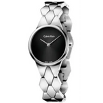orologio calvin klein donna bracciale acciaio semirigido SNAKE K6E23141|bonini-gioielli