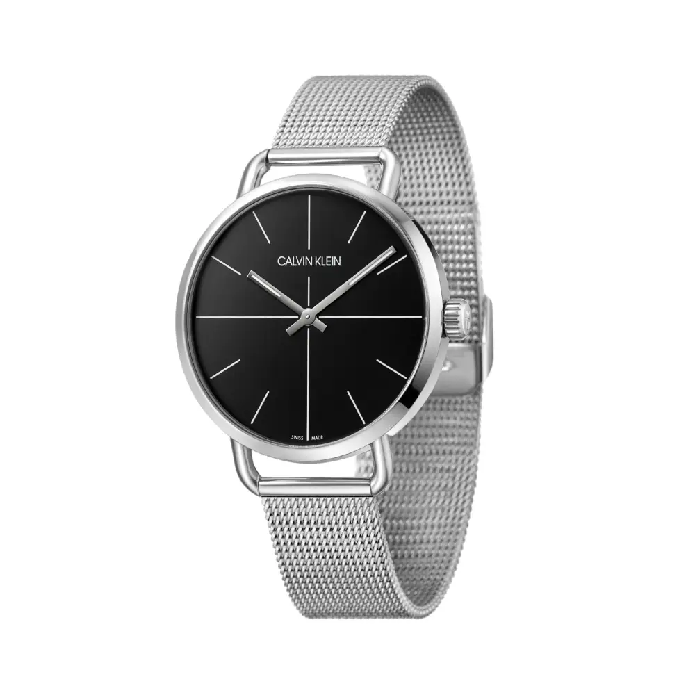 orologio calvin klein uomo EVEN braccialato acciaio K7B21121|bonini-gioielli