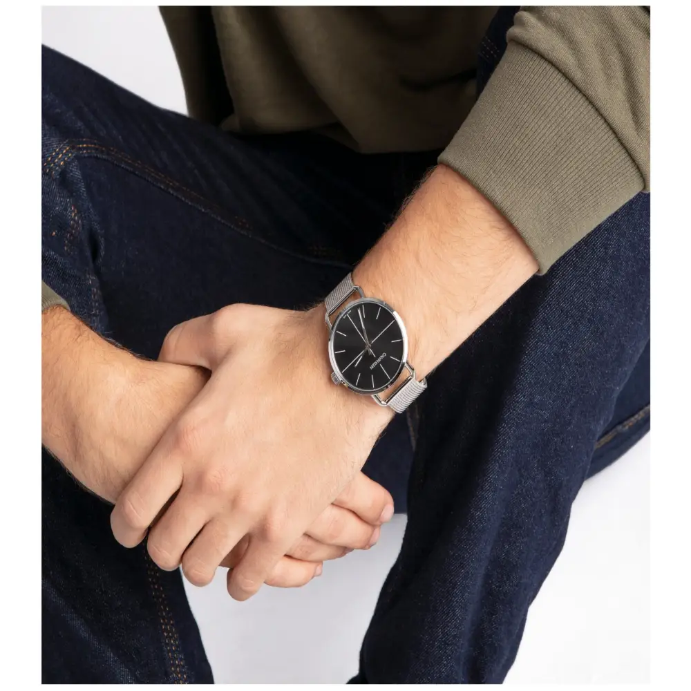 orologio calvin klein uomo EVEN braccialato acciaio K7B21121|bonini-gioielli
