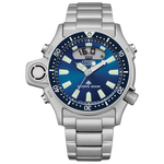Orologio CITIZEN Aqualand 1 Professionale JP2000-67L con quadrante blu e cassa argento