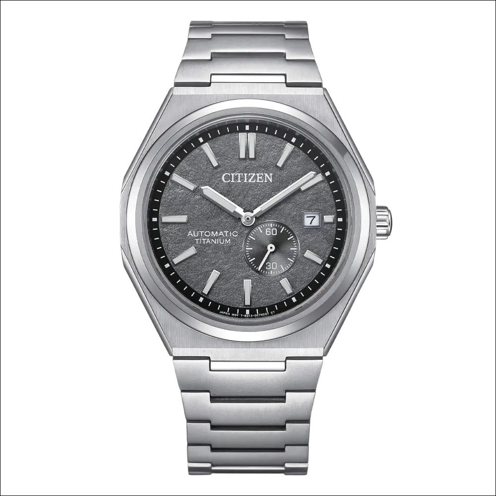 Orologio Citizen Automatic Super Titanium NJ0180-80H quadrante grigio