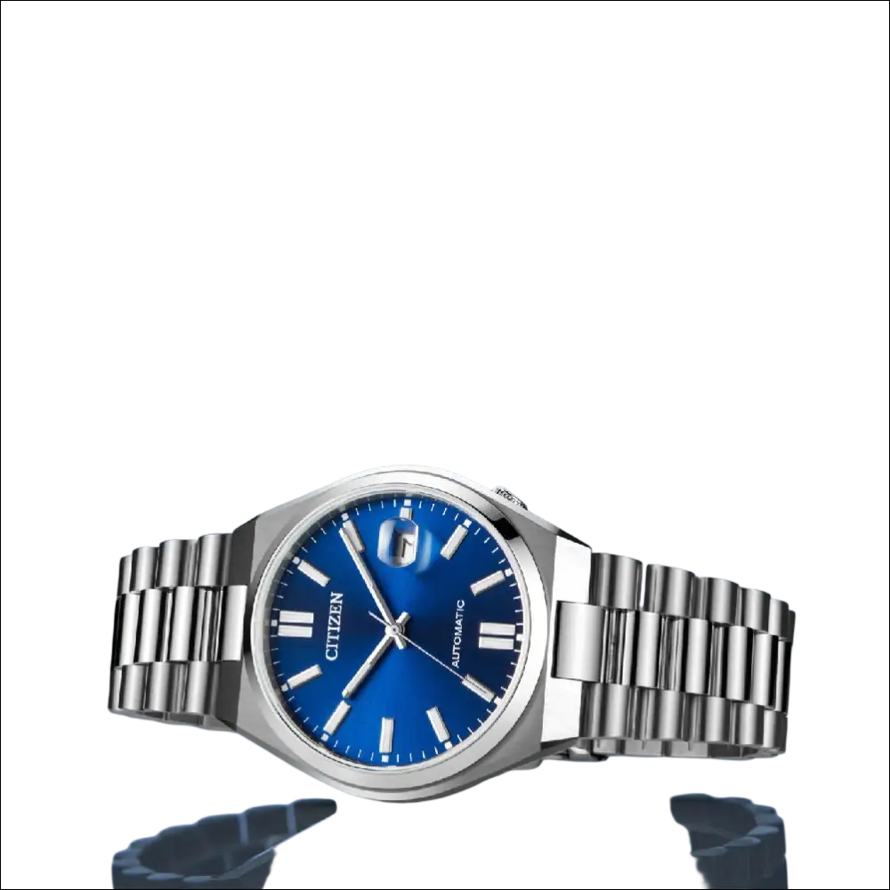 Orologio Citizen automatico Tsuyosa NJ0150-81L con quadrante blu