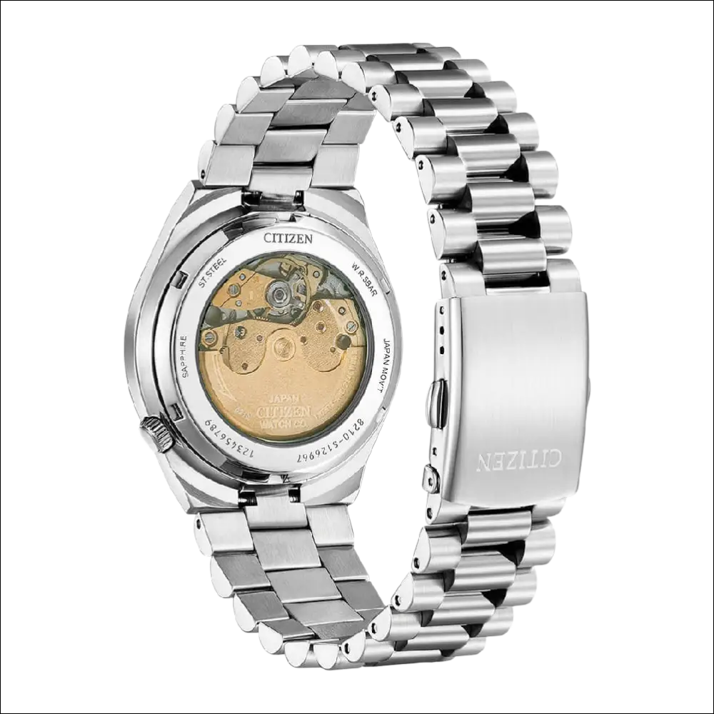 Orologio Citizen Automatico Tsuyosa NJ0150-81L in acciaio silver con movimento visibile