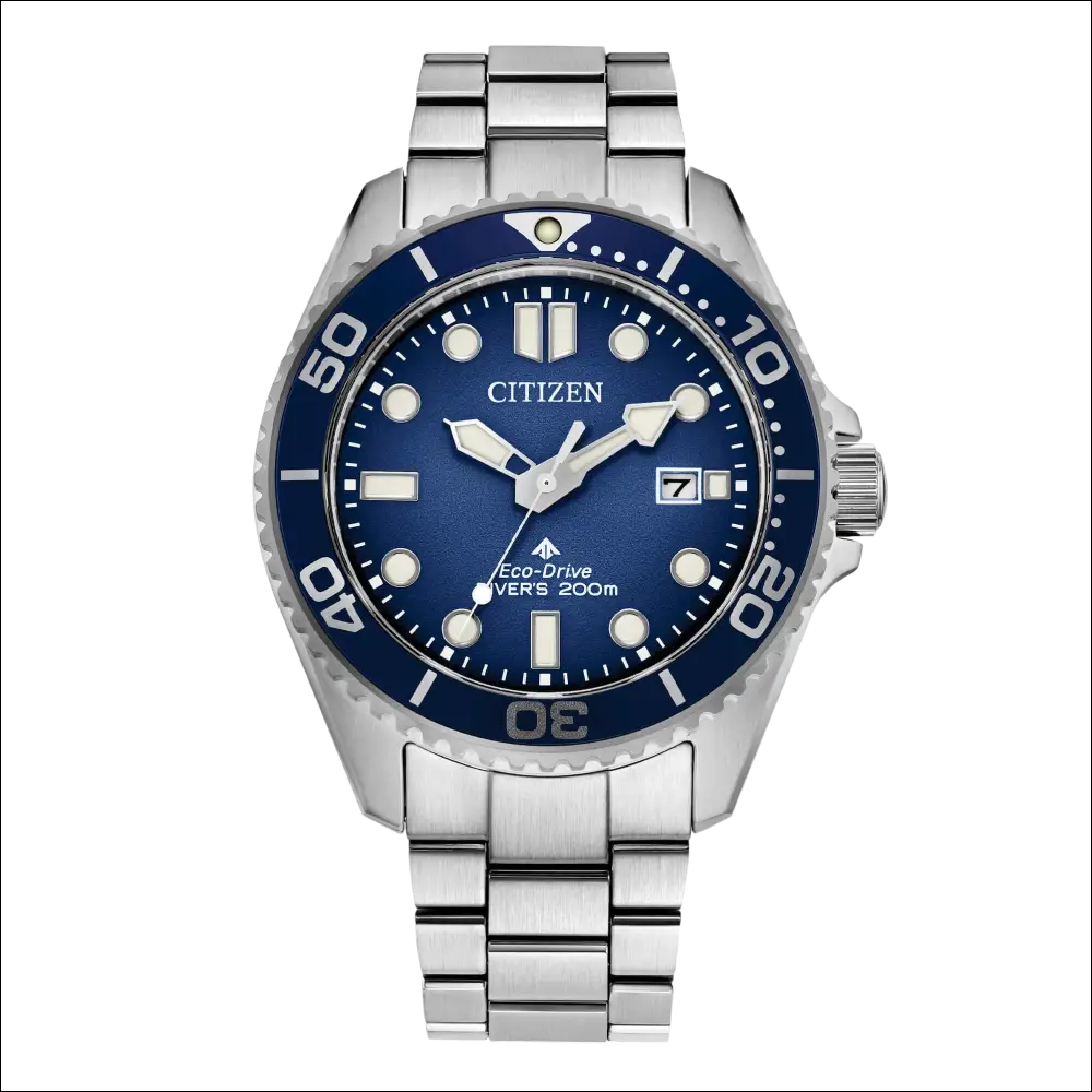 Orologio Citizen Diver Eco-Drive BN0260-54L acciaio silver quadrante blu 200m