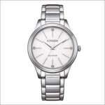 Orologio CITIZEN Donna acciaio Elegant EM1220-58A|bonini-gioielli