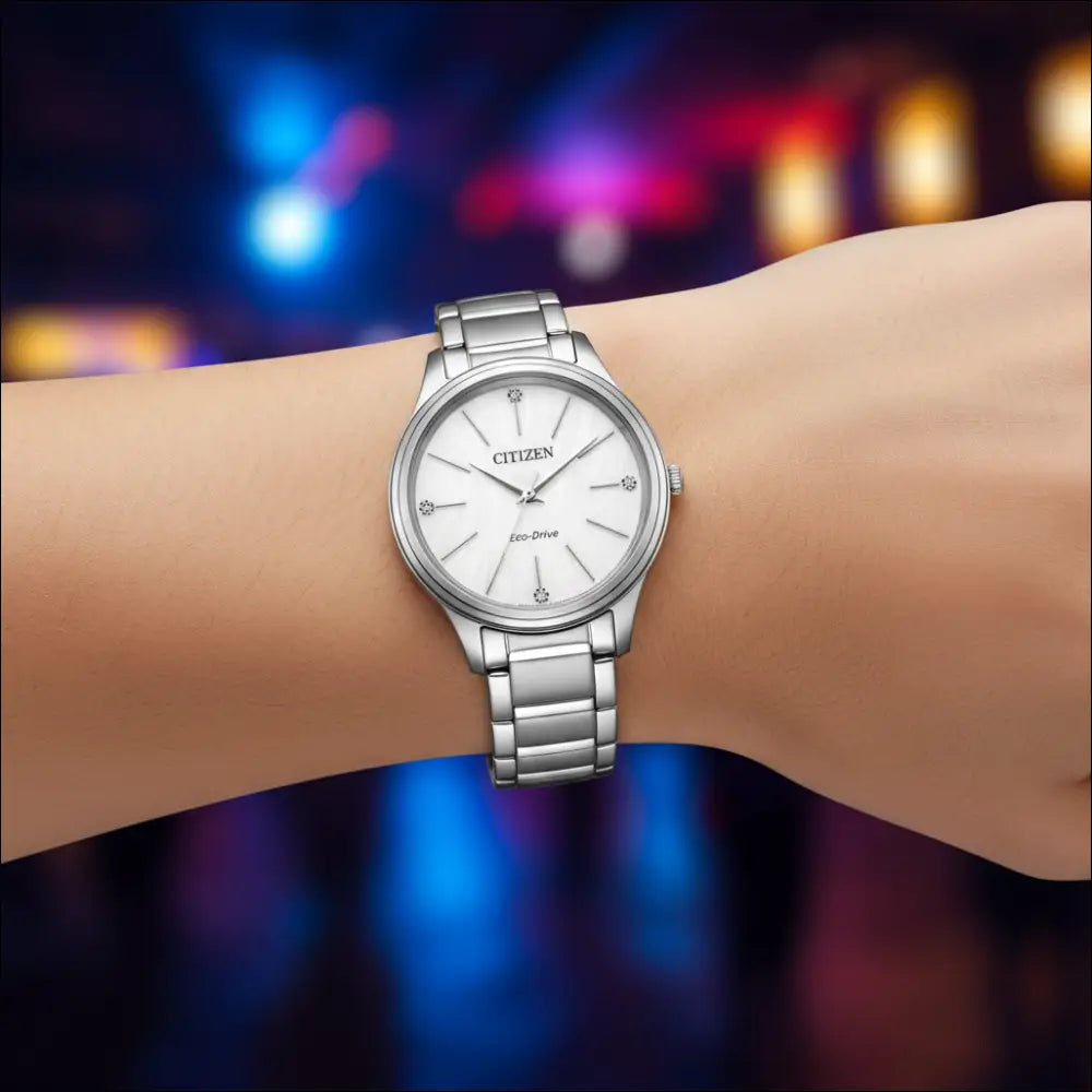 Orologio CITIZEN Donna acciaio Elegant EM1220-58A|bonini-gioielli