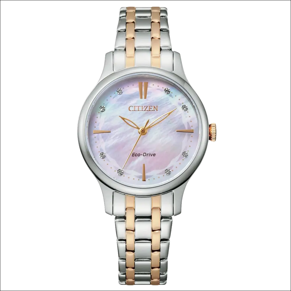 Orologio CITIZEN donna collezione L bicolore EM0896-89Y con cinturino elegante due toni