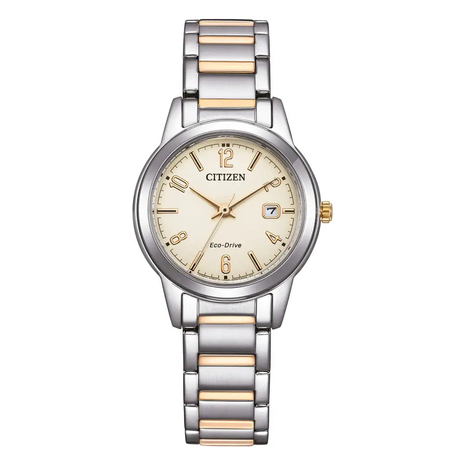 Orologio CITIZEN donna bicolore Of Action FE1244-72A|bonini-gioielli