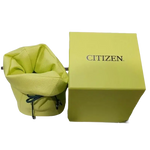 Scatola e pouch lime green per Orologio Citizen donna EW2611-87Y in SuperTitanio