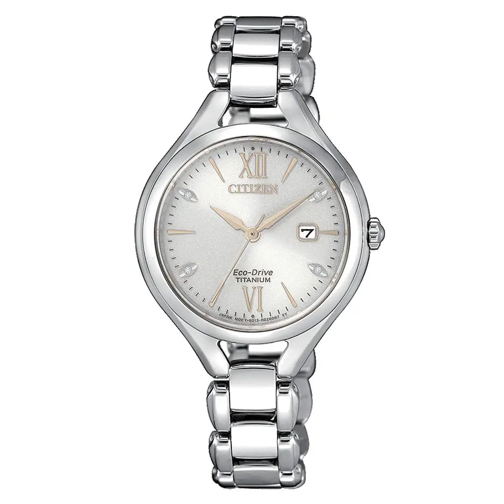 orologio Citizen donna cassa e bracciale in SuperTitanio EW2560-86A - bonini-gioielli