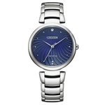 Orologio CITIZEN donna Classic solo tempo EM0850-80L in argento eco-drive