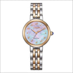 Orologio CITIZEN donna Eco-Drive bicolore EM0996-84Y|BONINI-GIOIELLI