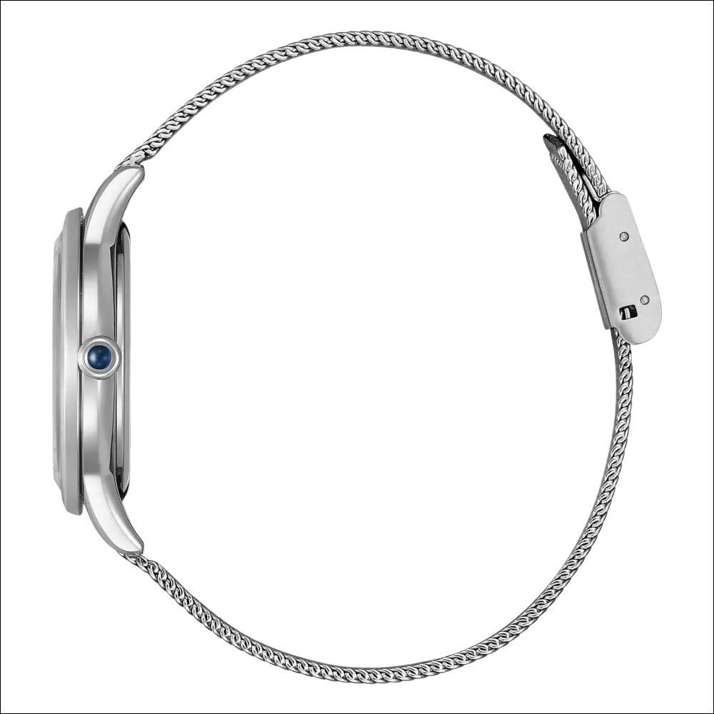 Cinturino maglia silver Orologio Citizen Donna Eco-Drive Gerbera con chiusura lucida