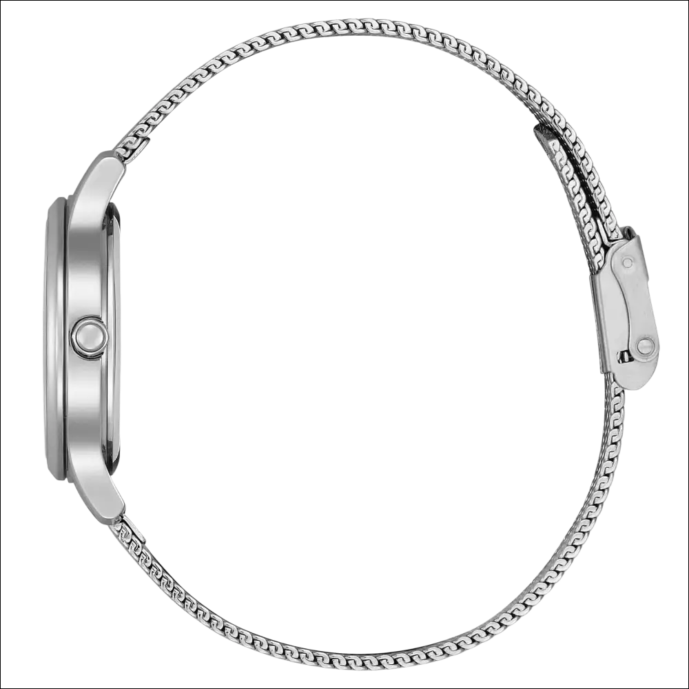 Cinturino maglia argento Orologio CITIZEN Donna Eco-Drive L con chiusura lucida