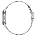 Cinturino maglia argento Orologio CITIZEN Donna Eco-Drive L con chiusura lucida