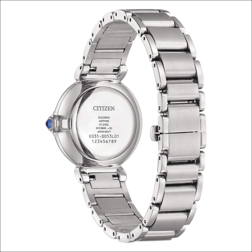 Orologio Citizen Donna Eco-Drive Mybell in acciaio silver con corona zaffiro blu