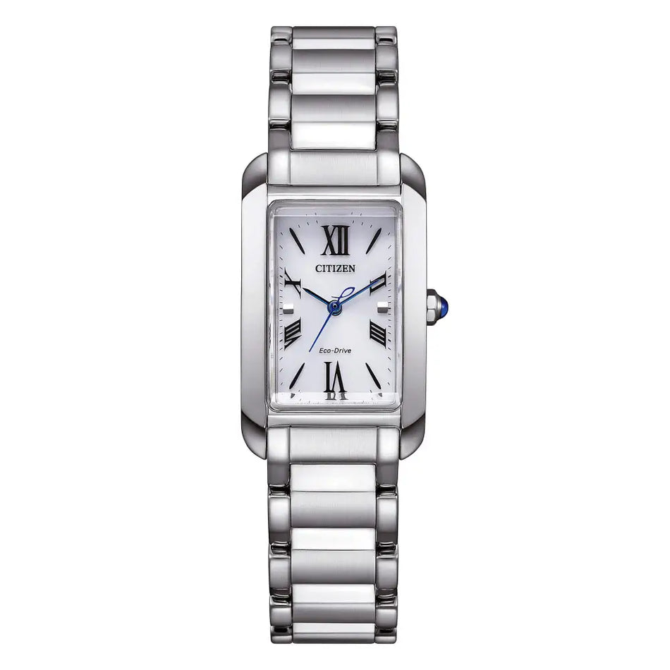 Orologio Citizen donna EL Square acciaio EW5620-55A |bonini-gioielli