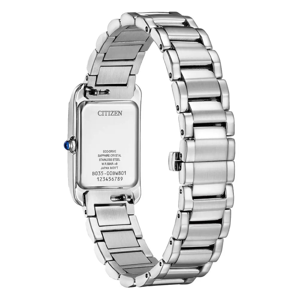Orologio Citizen donna EL Square acciaio EW5620-55A |bonini-gioielli
