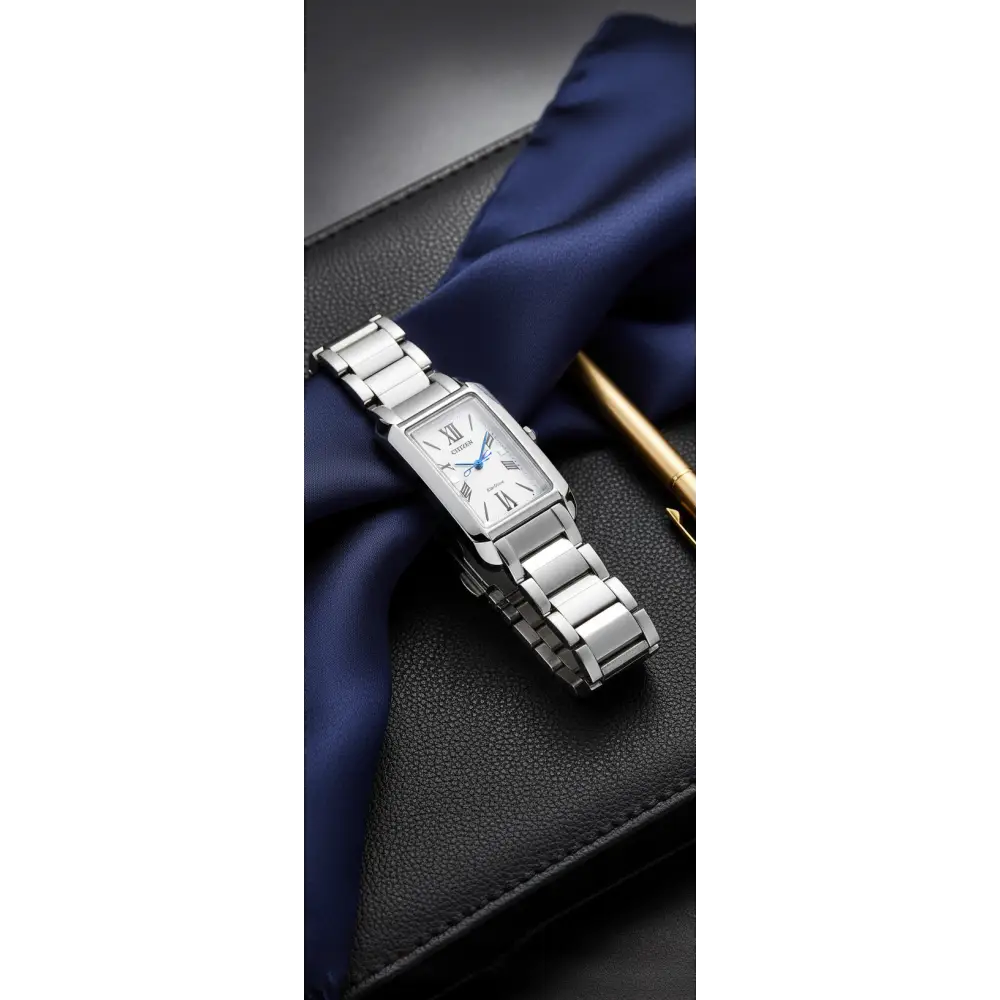 Orologio Citizen donna EL Square acciaio EW5620-55A|bonini-gioielli