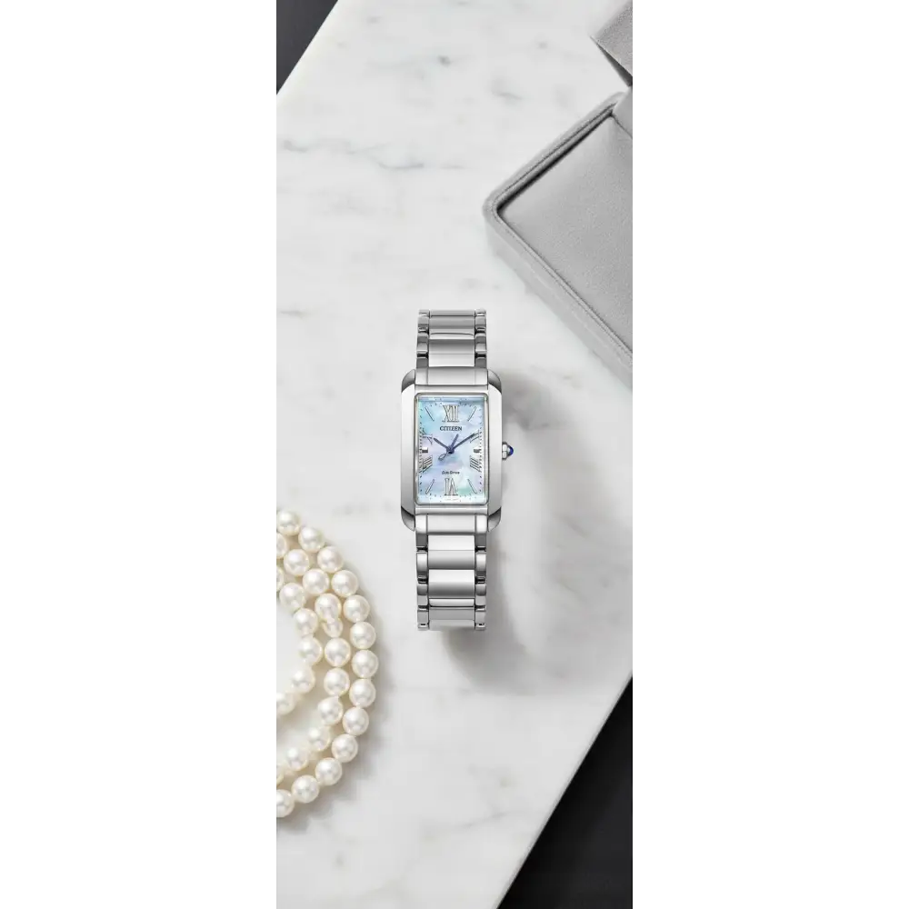 Orologio Citizen donna EL Square madreperla EW5620-55N|bonini-gioielli