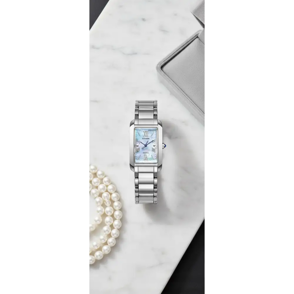 Orologio Citizen donna EL Square madreperla EW5620-55N|bonini-gioielli