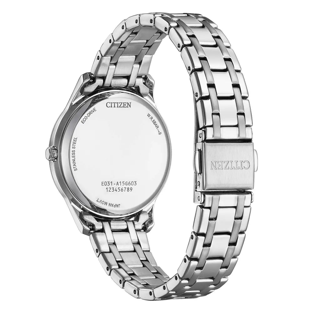 orologio citizen donna Elegant acciaio Eco-Drive EM0411-71A|bonini-gioielli