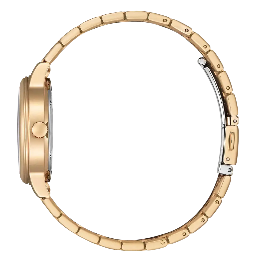 Orologio Citizen donna EW2623-53D placcato oro con bracciale a maglie
