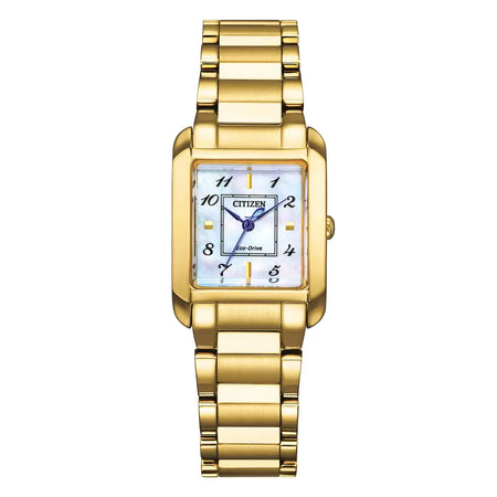 Orologio Citizen donna Square placcato oro EW5602-81D - orologio da polso