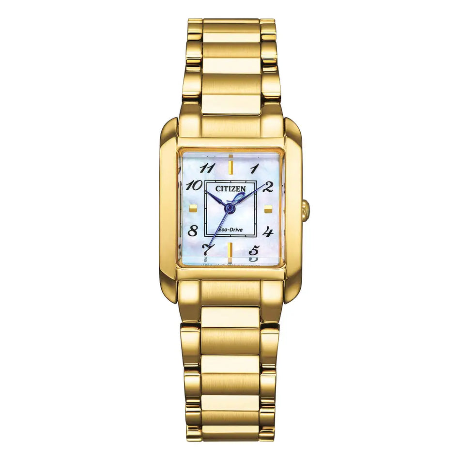 Orologio Citizen donna Square placcato oro EW5602-81D - orologio da polso