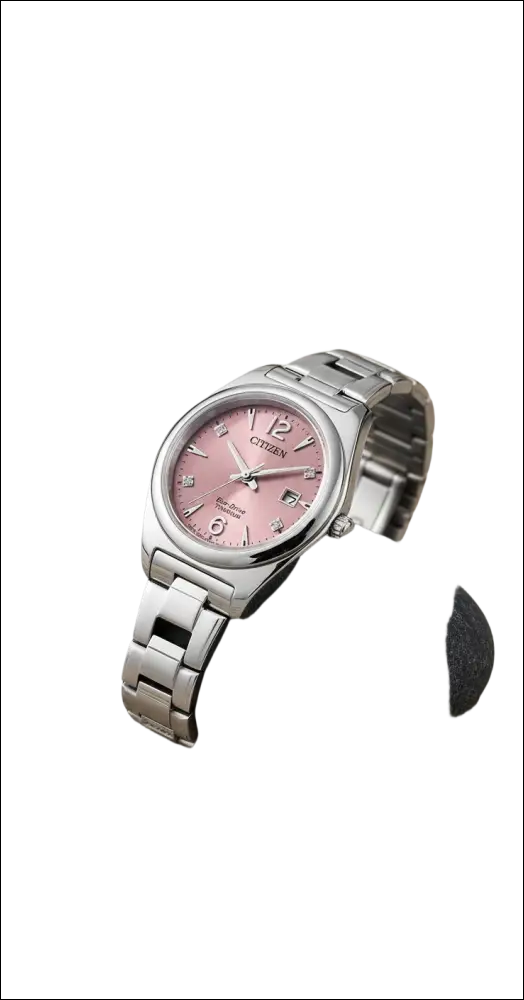 Orologio Citizen Donna SuperTitanio EW2601-81X silver con quadrante rosa
