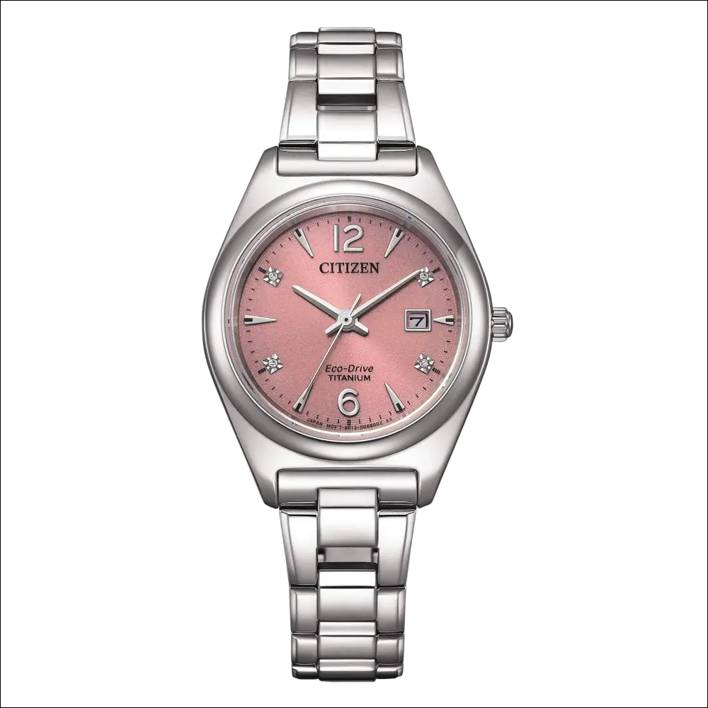 Orologio Citizen Donna SuperTitanio EW2601-81X silver argento quadrante rosa