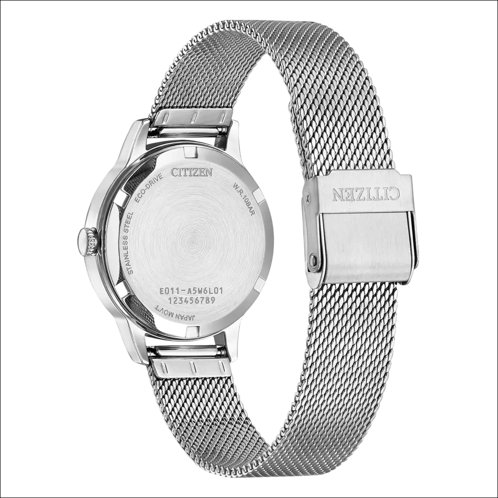 Orologio CITIZEN Eco-Drive Donna in argento mesh con acciaio inox
