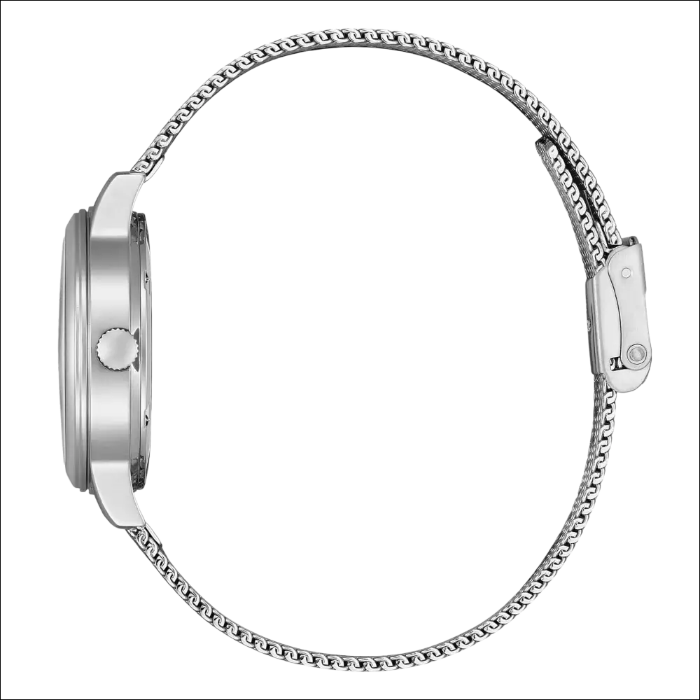 Cinturino maglia silver Orologio CITIZEN Eco-Drive Donna con chiusura lucida