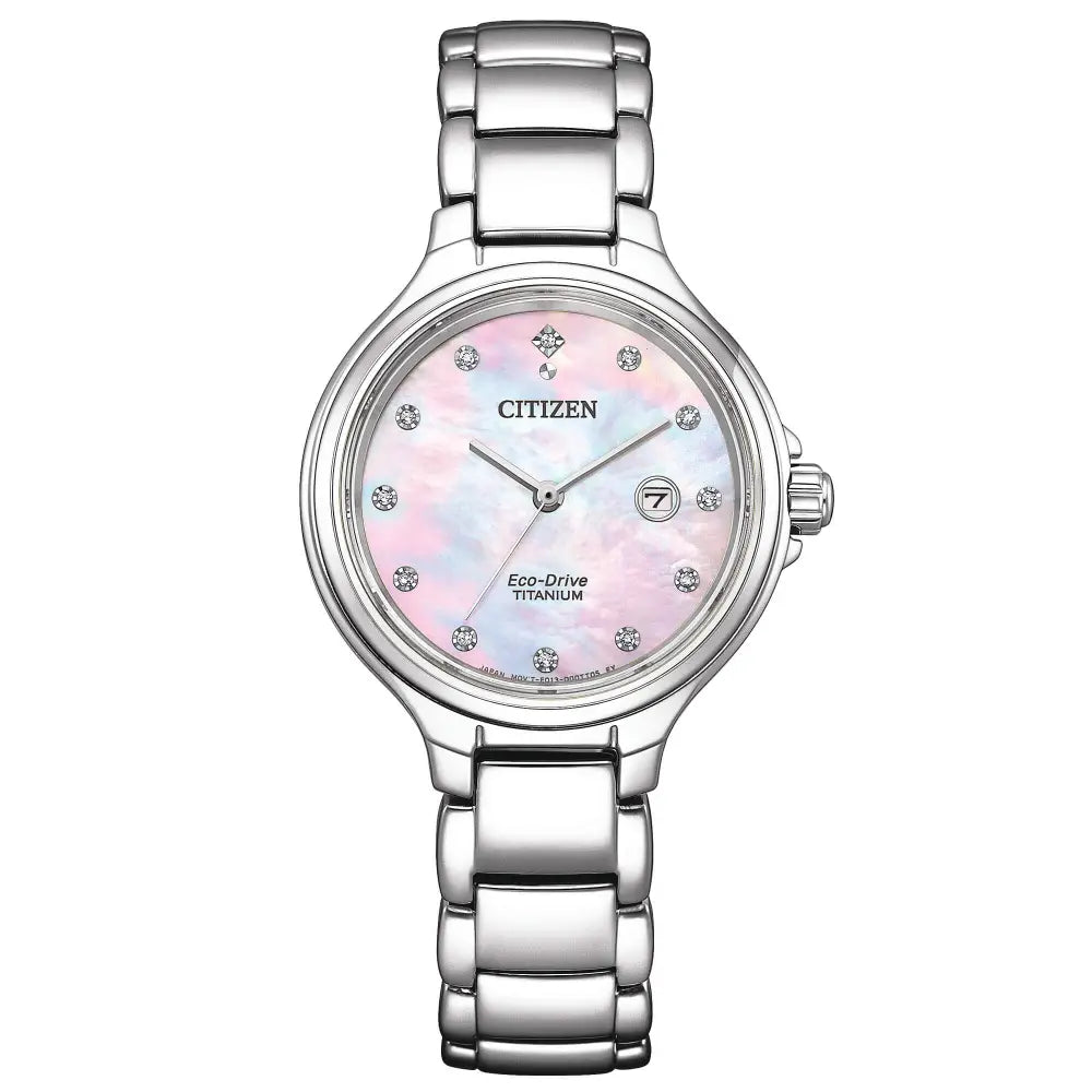 CITIZEN donna SuperTitanio con diamanti EW2680-84Y|bonini-gioielli