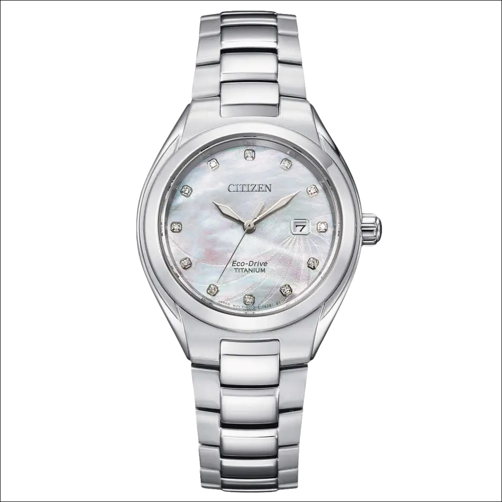 Orologio Citizen donna SuperTitanio EW2611-87Y con cassa e bracciale in argento