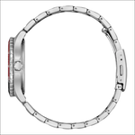 Bracciale acciaio inox silver lucido con viti e clasp integrato Orologio Citizen Eco-Drive