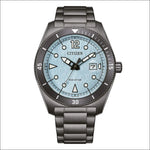 Orologio CITIZEN uomo  IP grigio Marine OF 2026 AW1887-56L|bonini-gioielli