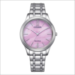 Orologio Citizen Eco-Drive silver con quadrante rosa madreperla