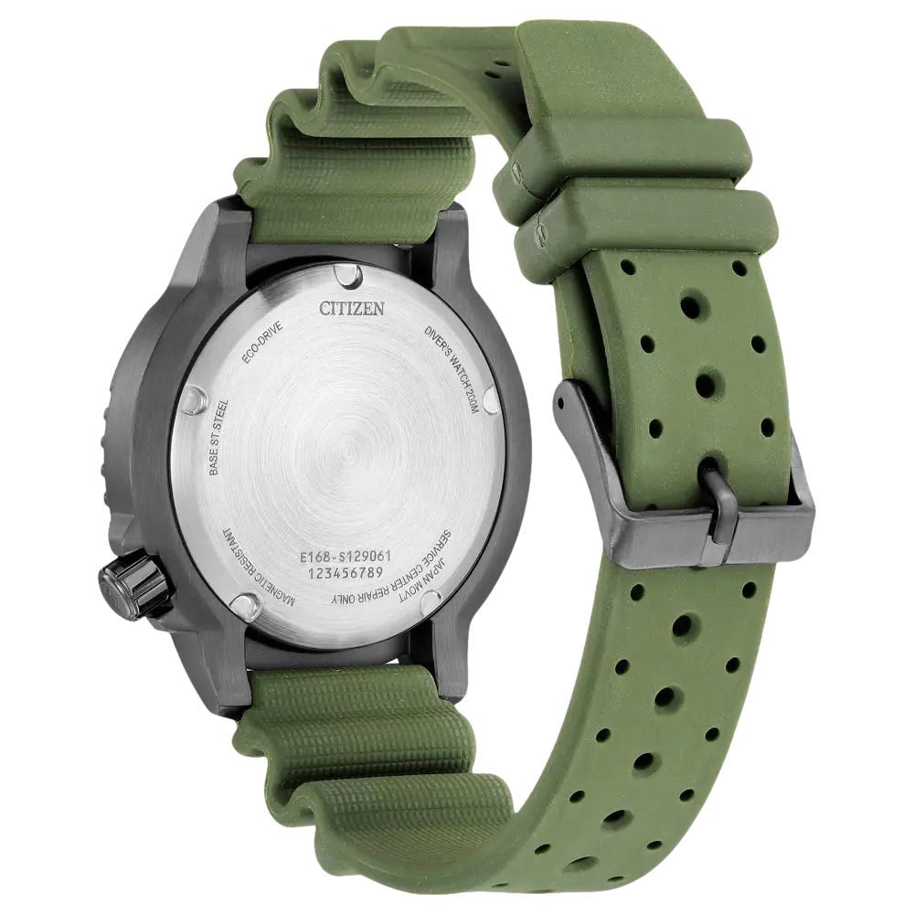 Orologio Citizen Eco-Drive verde oliva Promaster Diver’s Professional 200 BN0157-11X|bonini-gioielli