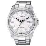 Orologio Citizen Super Titanio Eco-Drive BM7470-84A con quadrante argento