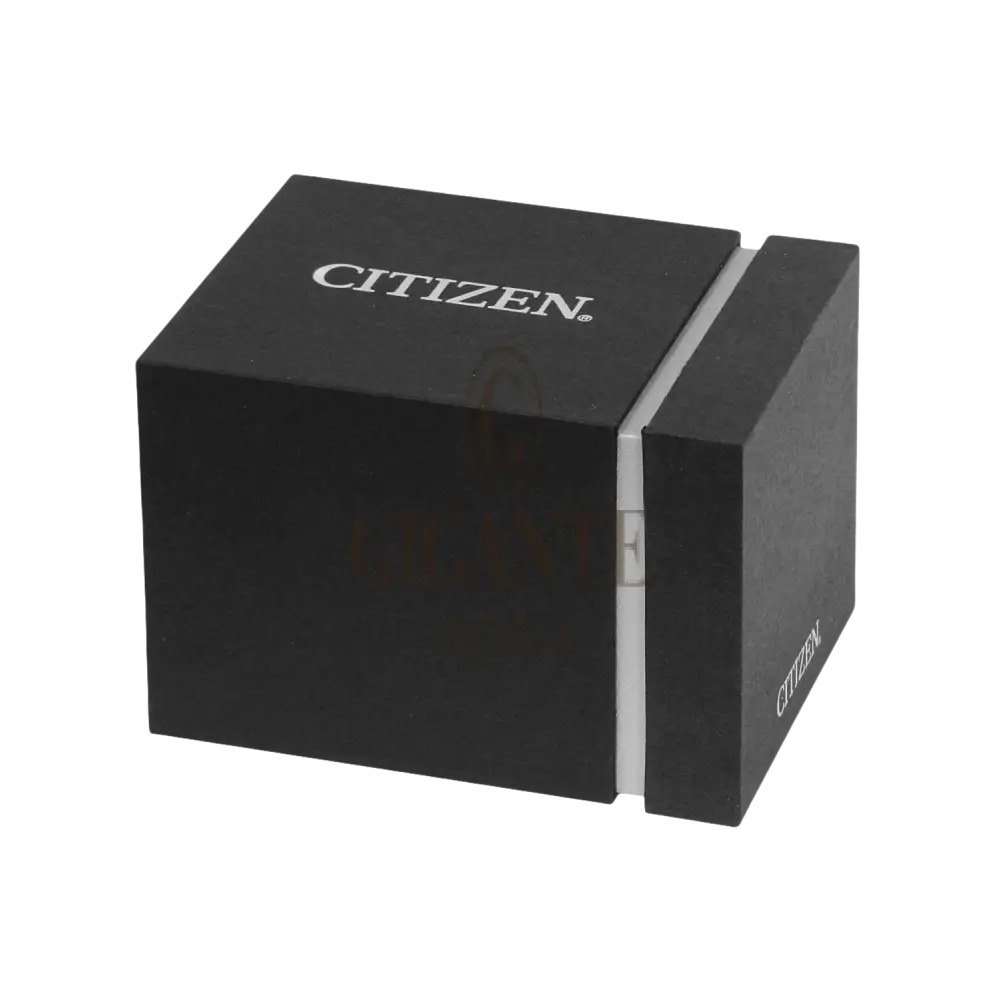 Scatola nera per orologio con logo CITIZEN in argento, per Orologio Citizen Super Titanio Uomo