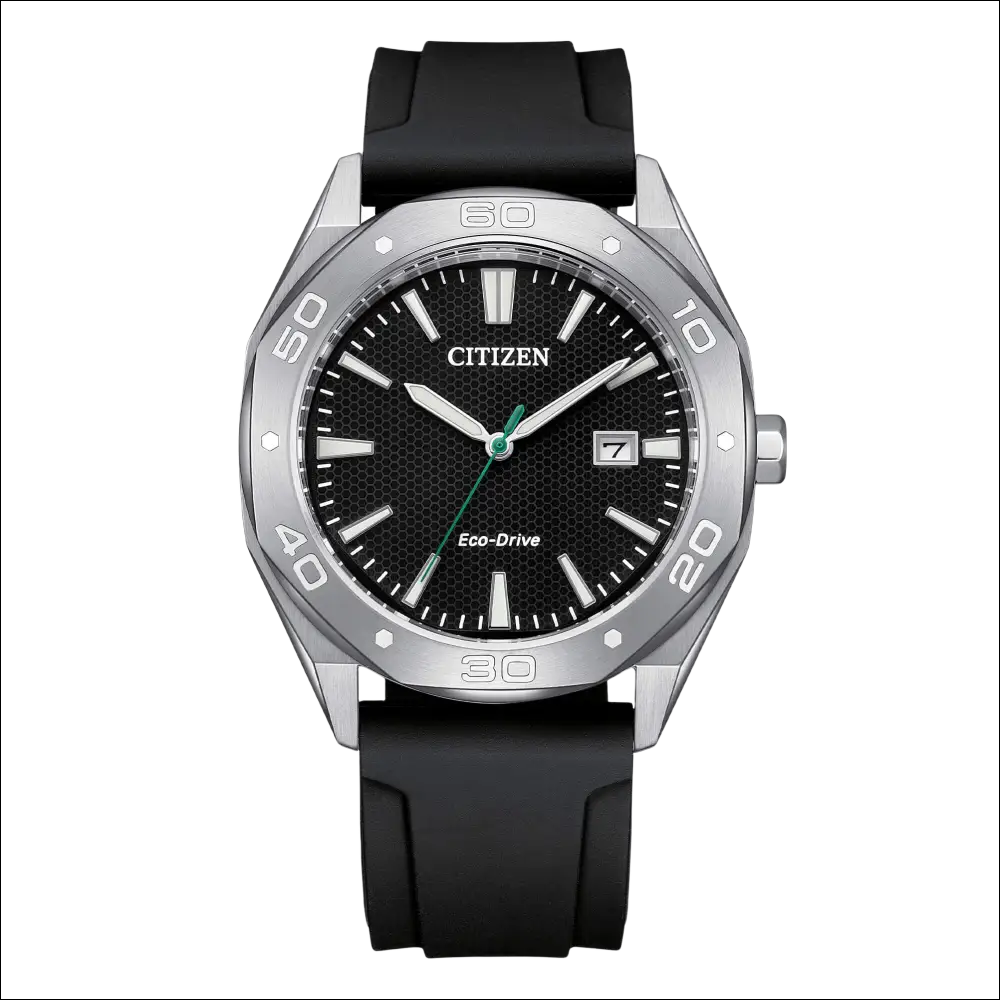 Orologio Citizen Uomo Active Sport Eco-Drive con cinturino nero in gomma