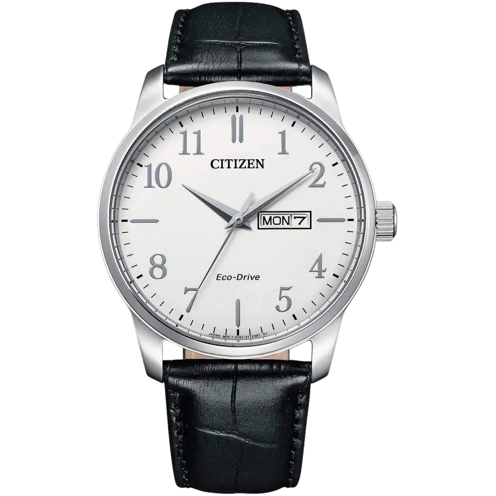 Orologio Citizen uomo Classic con cassa in acciaio e cinturino in pelle nero