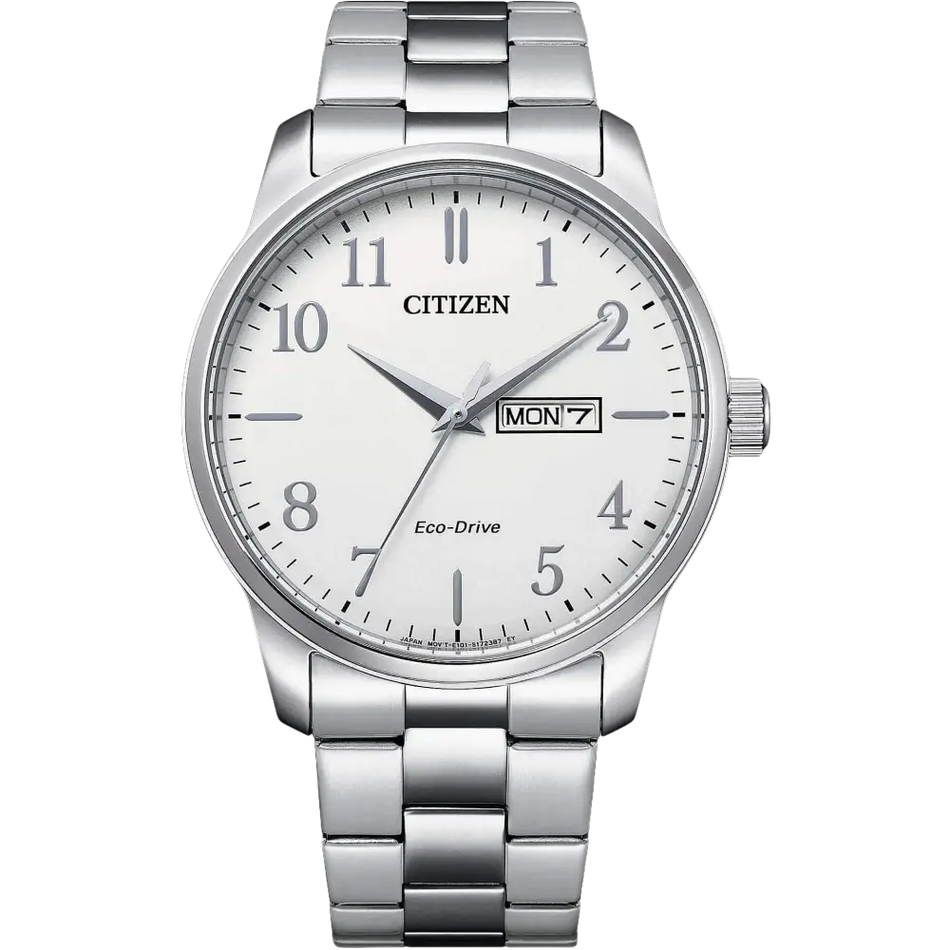Orologio Citizen uomo Classic in acciaio BM8550-81A con quadrante argento