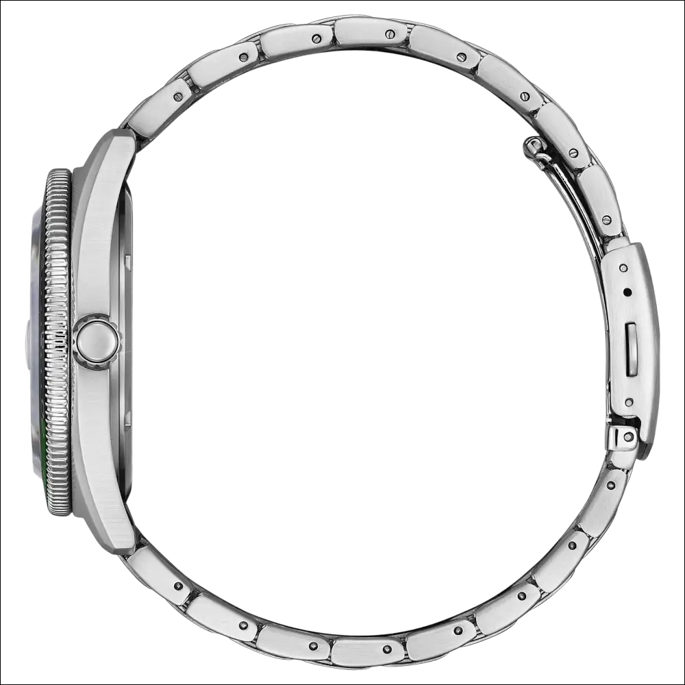 Orologio Citizen Uomo Marine scontato in acciaio silver con lunetta testurizzata