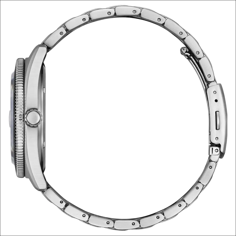 Orologio CITIZEN Uomo Marine Solo Tempo in acciaio silver con bracciale lucido
