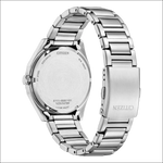 Retro orologio Citizen Metropolitan BM7620-83A uomo in acciaio silver con fondello inciso